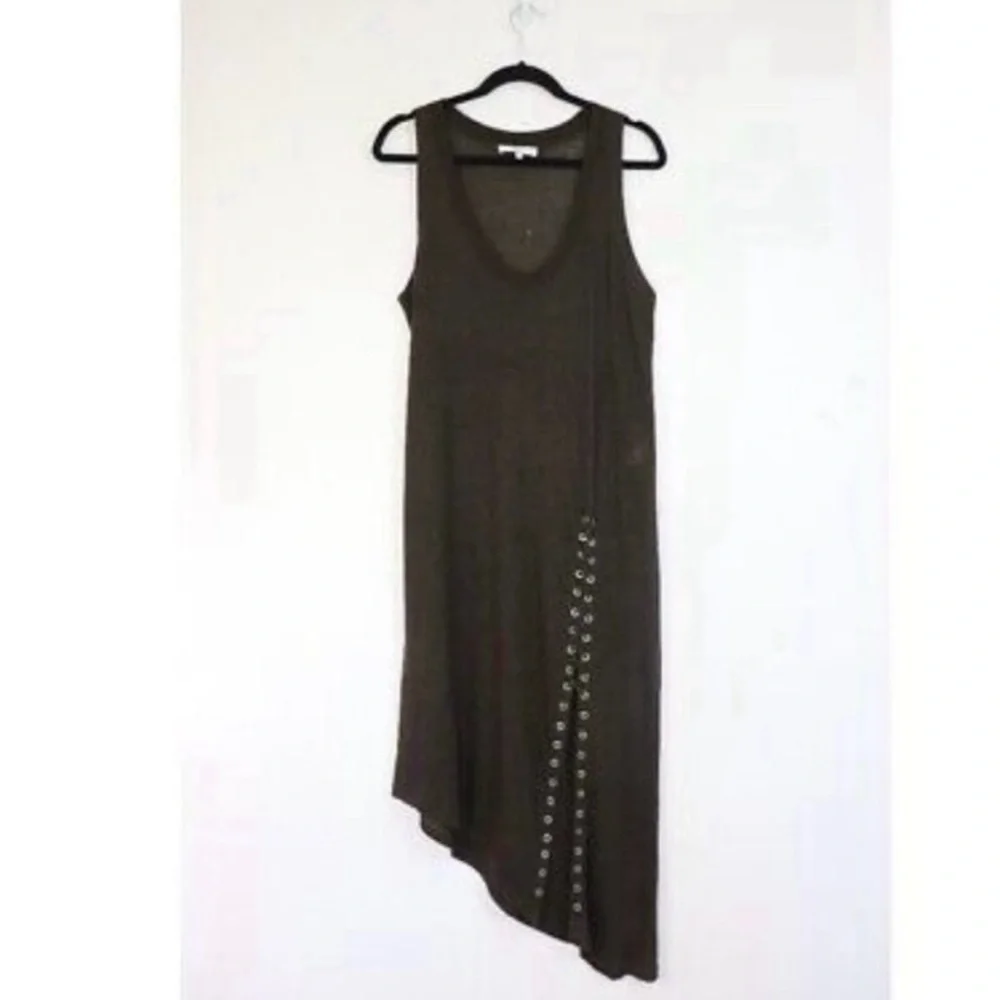 IRO Asymmetrical Grommet Detail Tank Dress – Size Small, NWT 100% linen - Picture 4 of 9